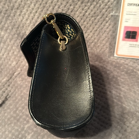 Gucci Suede Clutch, Sherry Line & draw string dust bag, Converted to Crossbody - Picture 8 of 9
